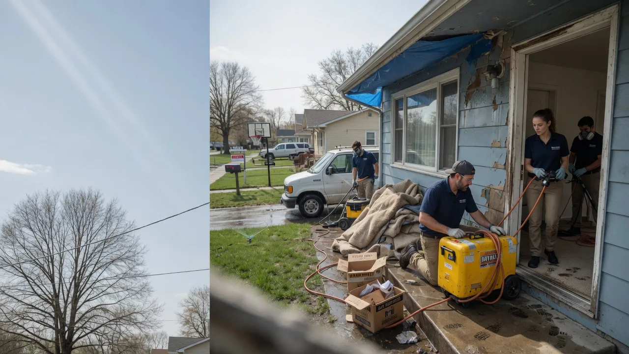 Basement Flood Cleanup in Sterling, OH near me